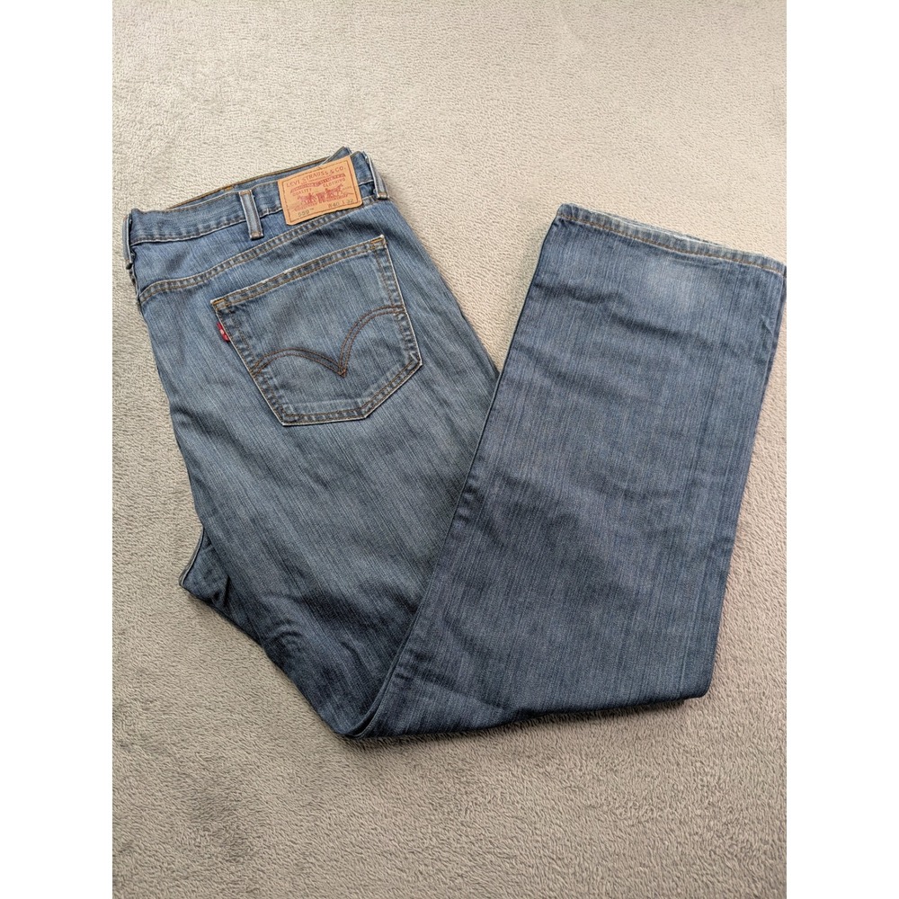Levis 559 Relaxed Straight Mens Jeans 40x32 Medium Wash Blue Denim Cotton